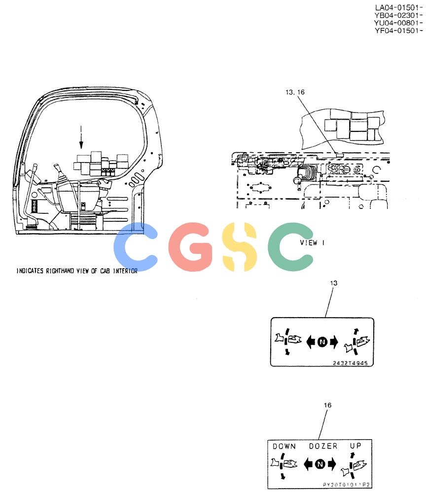 神钢零件查询(DOZER) - ATTACHMENT - SK235SR-1E, SK235SRNLC-1E, & SK235SRNLC-1ES (1/03-12/03) (01-007[02]) - CONTROL LINES, REMOTE Kobelco