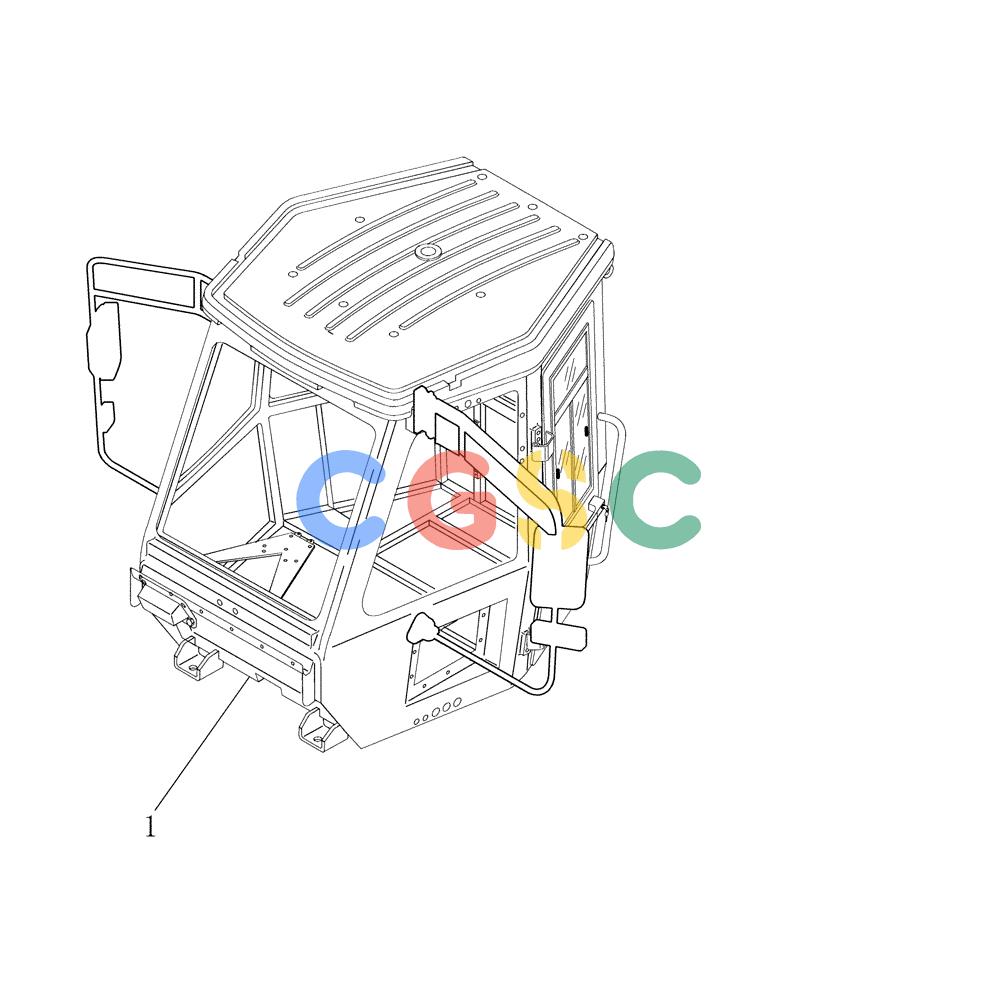 纽荷兰零件查询(AD250 (3.5 VERSION)) - ARTICULATED DUMP TRUCK (7/01-) (5.652[02]) - ROPS CAB New Holland Constructuion