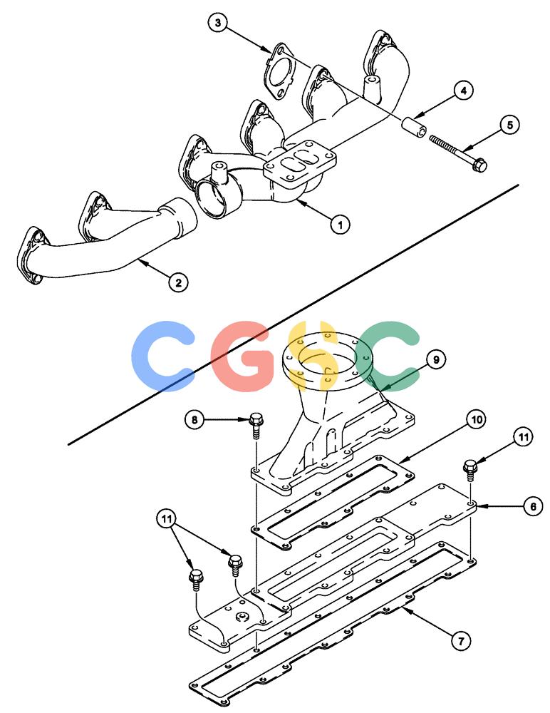 凯斯零件查询(FLX3300B) - FLOATER - 2002 (9/02-10/03) (02-028) - MANIFOLDS Case Agriculture
