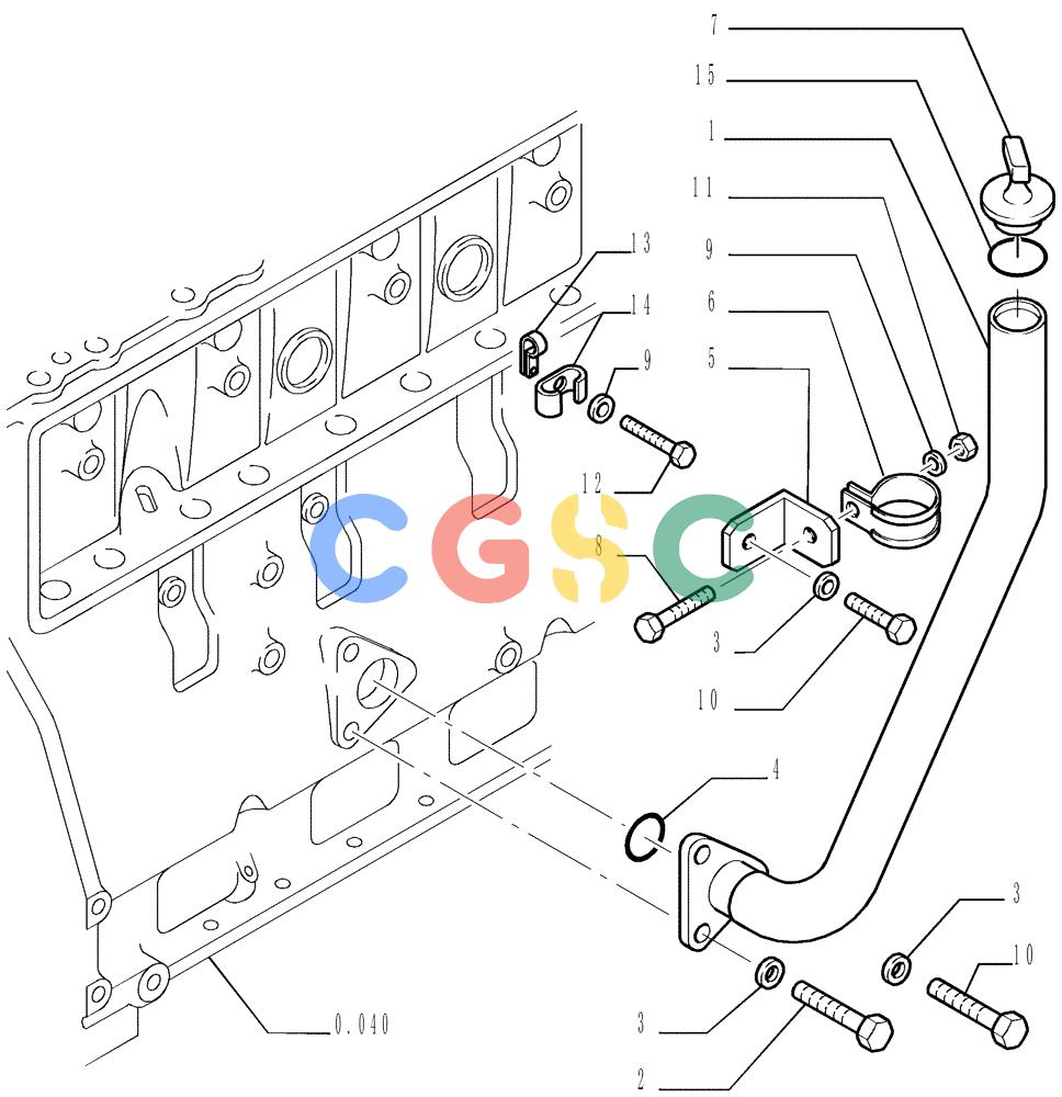 纽荷兰零件查询(DC150LT) - CRAWLER DOZER (6/00-) (0.505[03]) - ENGINE - RELATED PARTS New Holland Constructuion