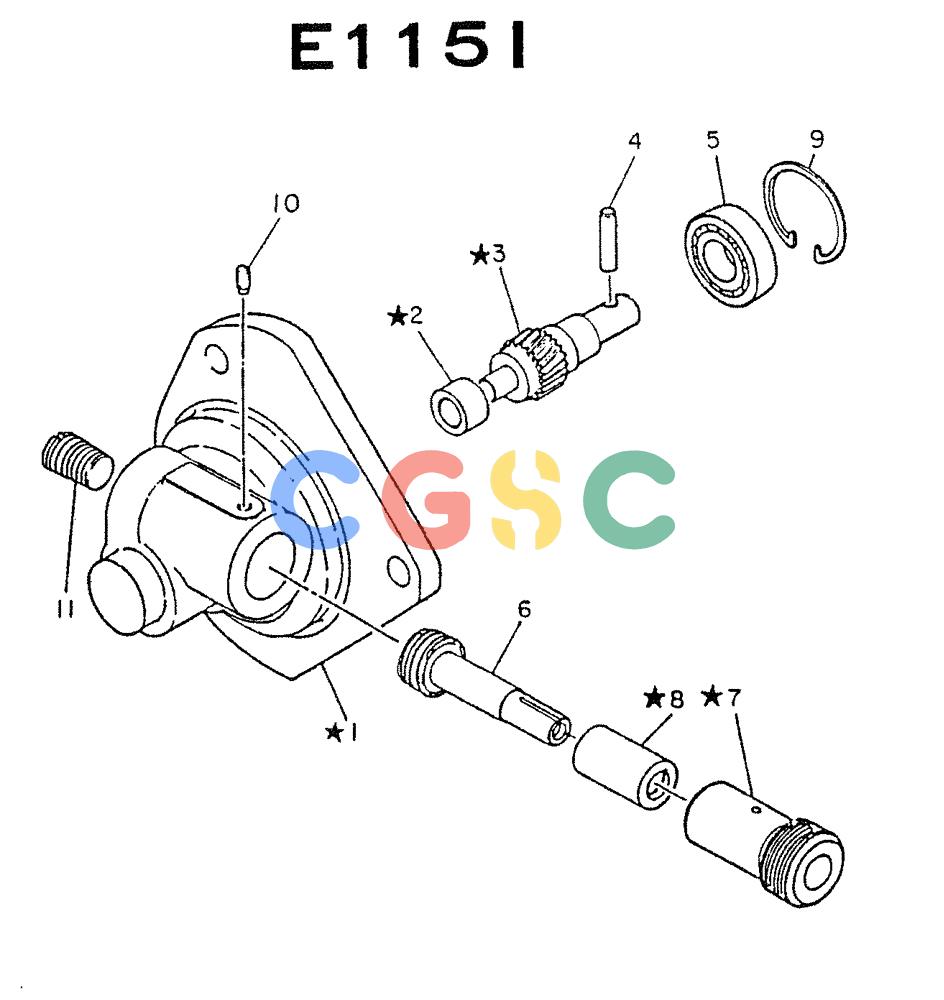 神钢零件查询(NE6(T)04) - NISSAN DIESEL ENGINE (1/86-12/98) (02-007) - DRIVER METER (INNER PARTS) Kobelco