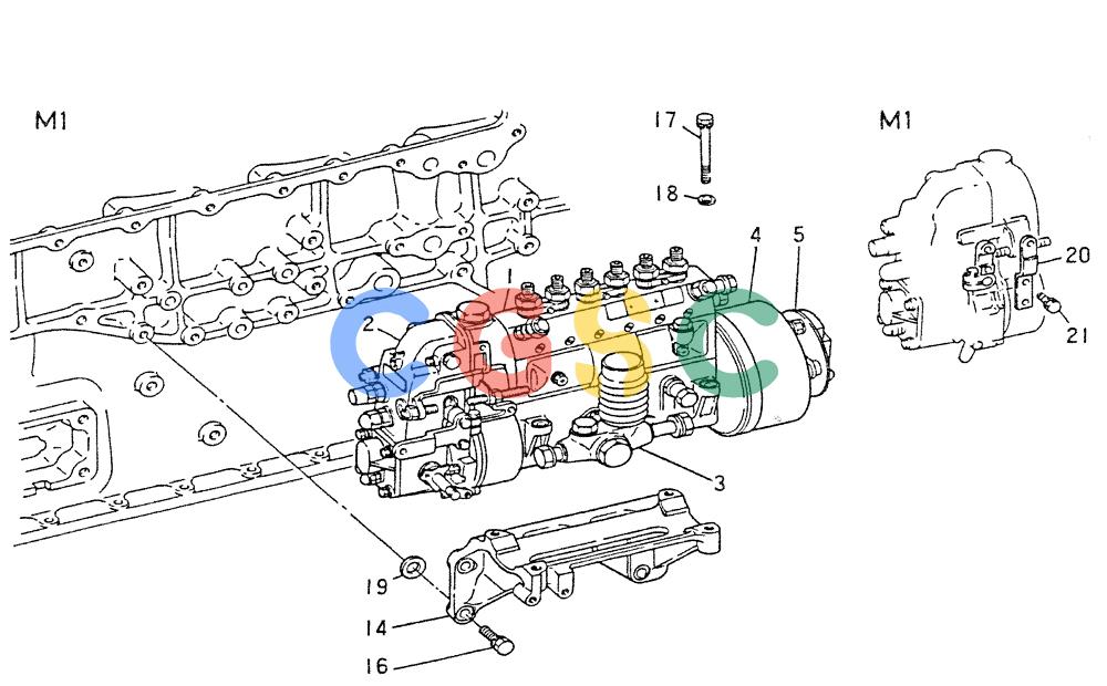 神钢零件查询(6D22-TC) - MITSUBISHI DIESEL ENGINE - K909A, K912A, K916, & K935 (1/76-12/06) (03-001) - FUEL INJECTION PUMP GENERAL Kobelco
