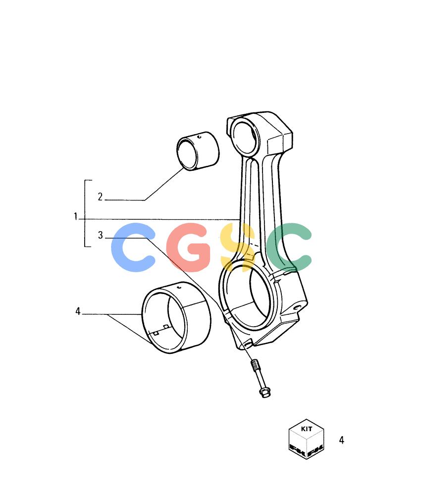 纽荷兰零件查询(FL175) - CRAWLER LOADER (N.A. VERSION) (6/92-) (0.081[01]) - CONNECTING ROD New Holland Constructuion