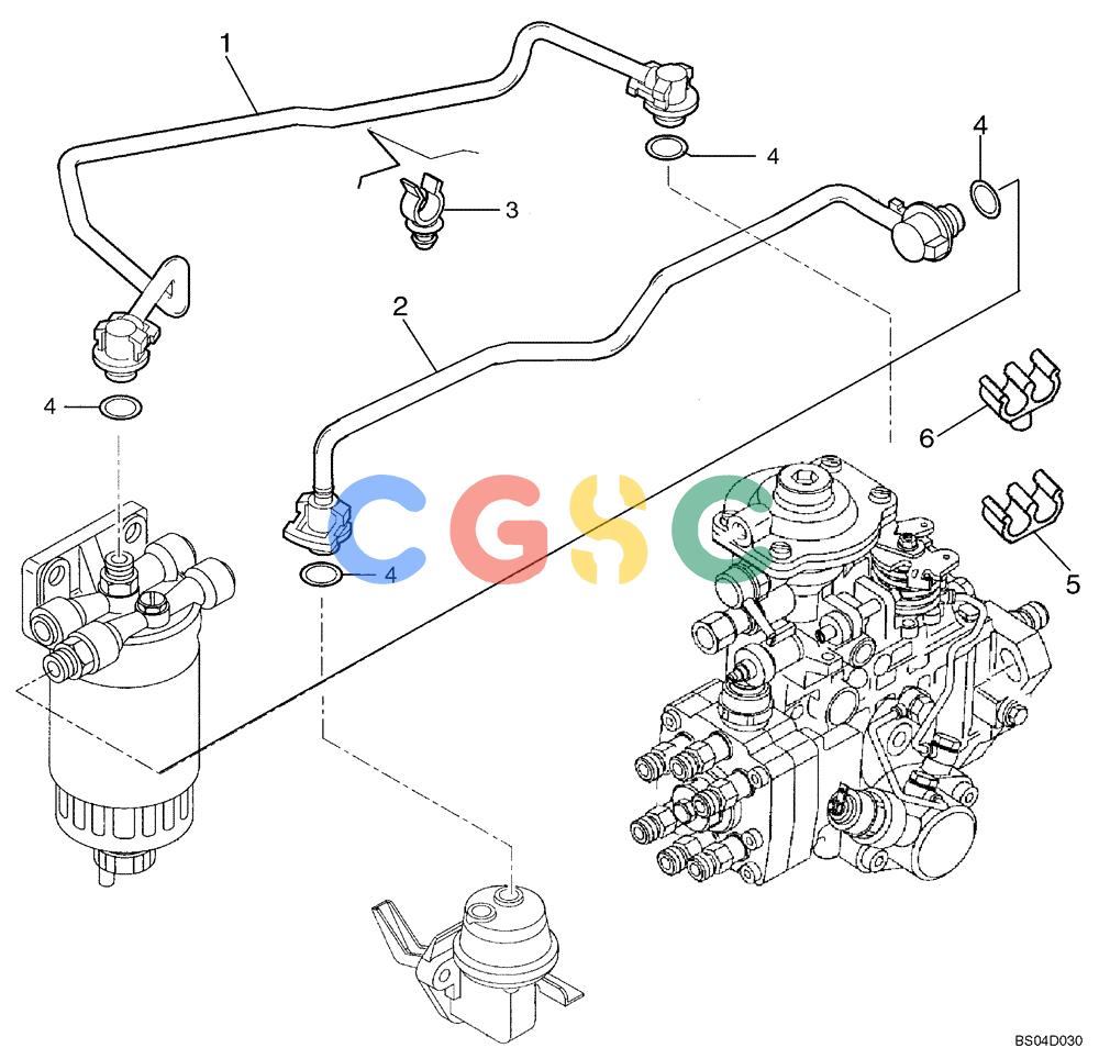 纽荷兰零件查询(DC95) - CRAWLER DOZER (8/04-) (03-12) - FUEL INJECTION SYSTEM New Holland Constructuion