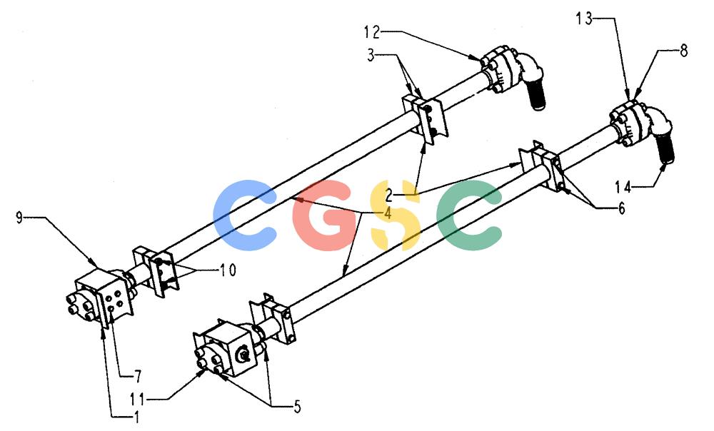 纽荷兰零件查询(E805) - CRAWLER EXCAVATOR (1/05-) (08-151-00[01]) - OPTION HYDRAULIC CIRCUIT - DIPPER 4M62 New Holland Constructuion