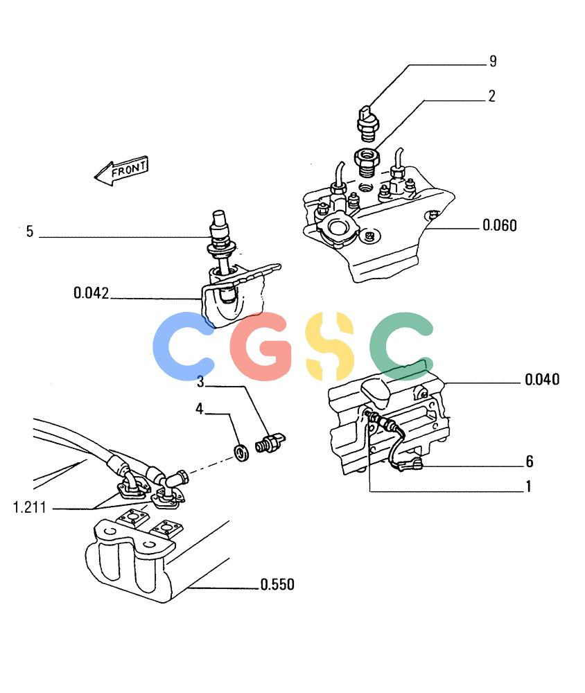 纽荷兰零件查询(FD255) - CRAWLER DOZER (N.A. VERSION) (7/95-) (6.712[06]) - ELECTRIC COMPONENTS New Holland Constructuion