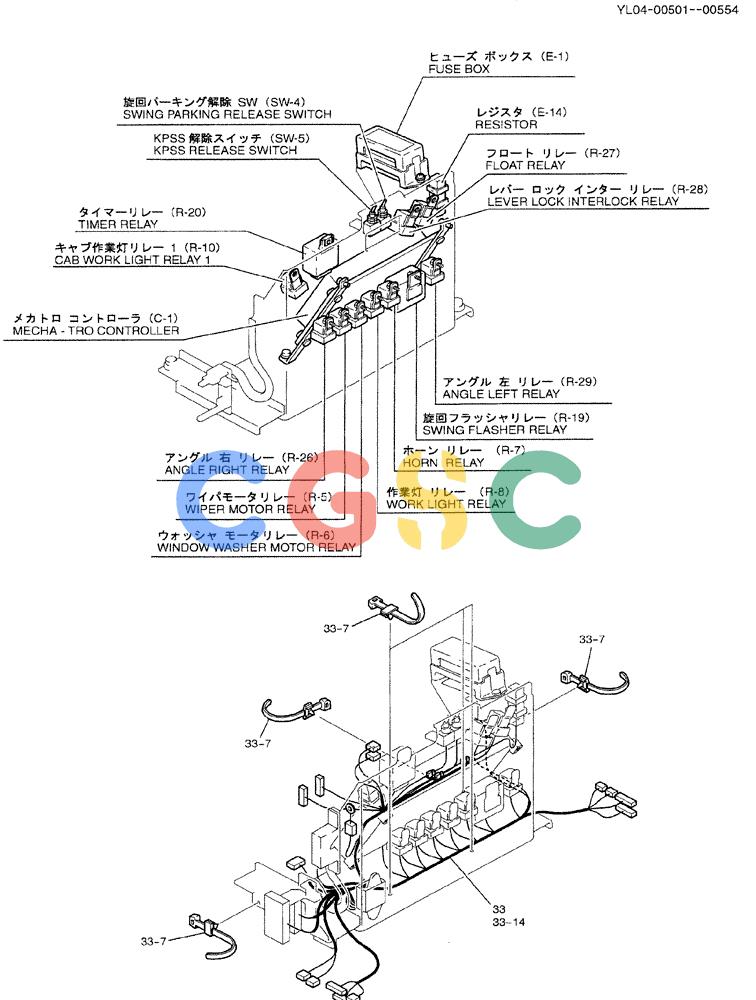 神钢零件查询(ED150-1E) - BLADE RUNNER EXCAVATOR/DOZER ASN YL05-00555 (11/03-12/04) (01-018[02]) - CONTROLLER GROUP Kobelco