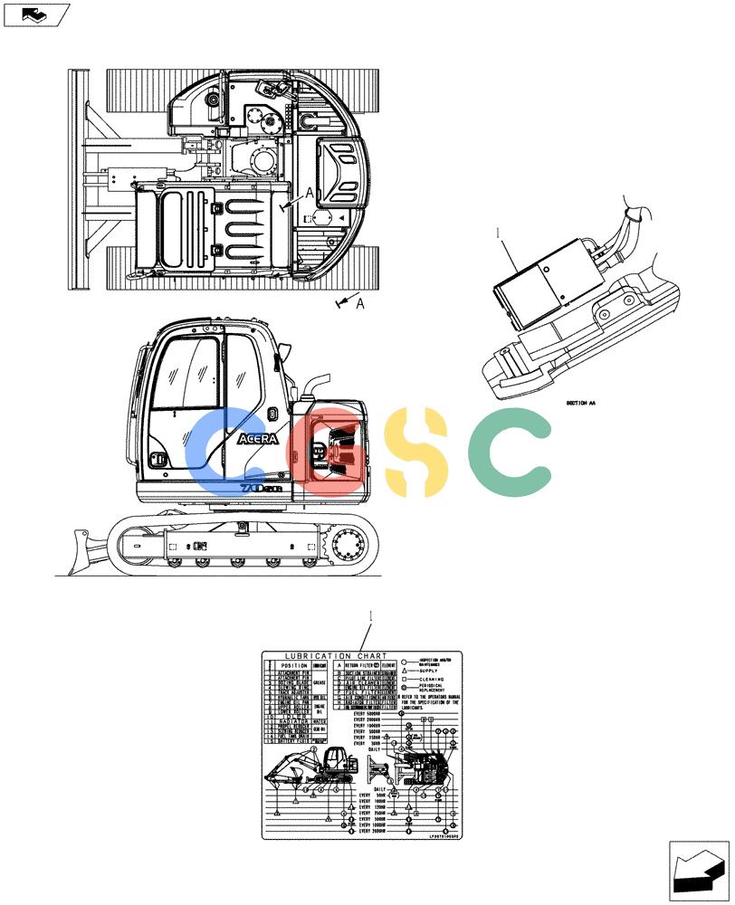 纽荷兰零件查询(E80BMSR) - COMPACT CRAWLER EXCAVATOR ASN LF06-04501 (NBTA18037) (06-008[00]) - NAME PLATE INSTALLATION New Holland Constructuion