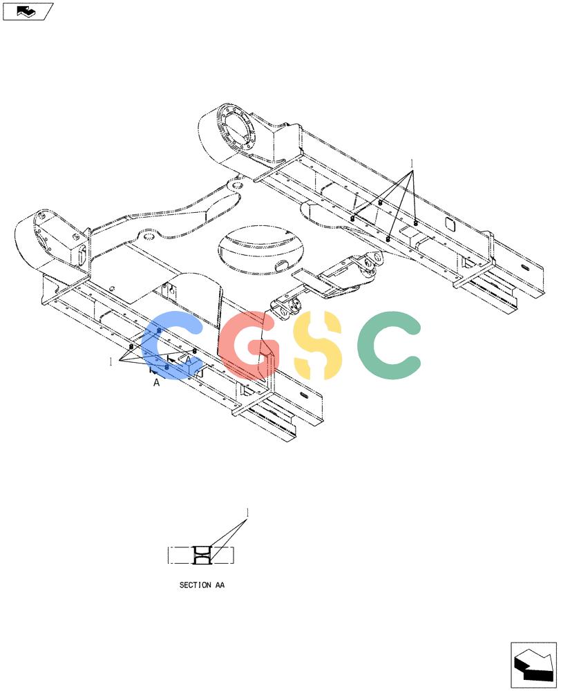 纽荷兰零件查询(E70BSR) - COMPACT CRAWLER EXCAVATOR ASN YT06-18001 (02-021[01]) - CAP ASSEMBLY New Holland Constructuion