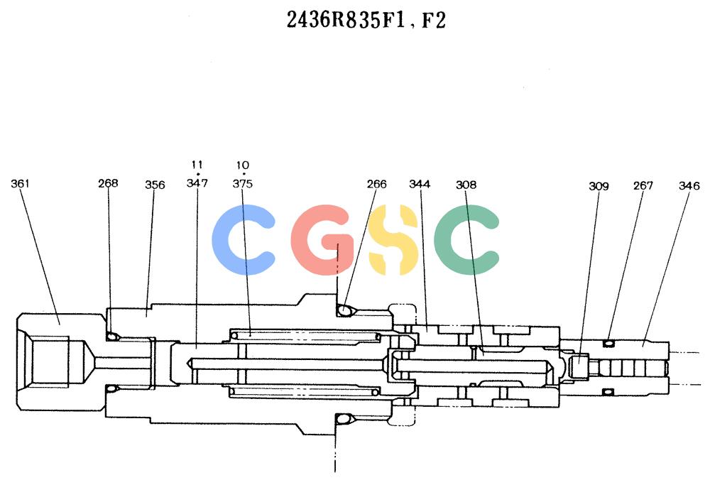 神钢零件查询(K916LC) - MARK II EXCAVTOR ASN YS0201 (1/89-12/03) (10-002) - VALVE ASSY, RELIEF Kobelco