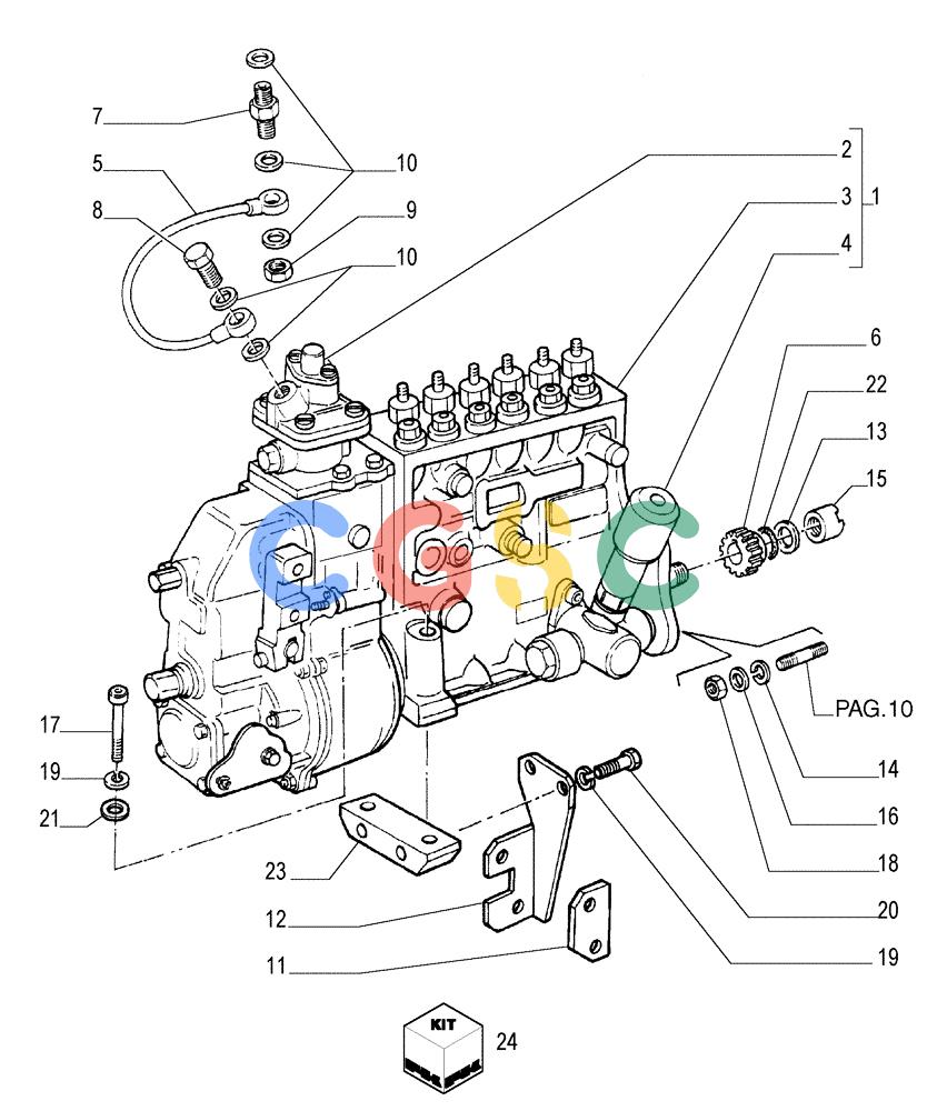 纽荷兰零件查询(FL175) - CRAWLER LOADER (N.A. VERSION) (6/92-) (0.140[01]) - INJECTION EQUIPMENT New Holland Constructuion