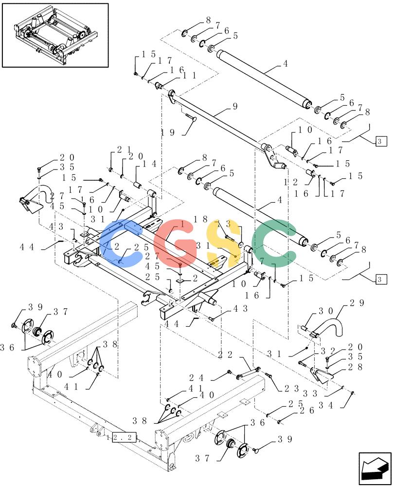 凯斯零件查询(RBX341) - SILAGE PACK ROUND BALER (3/03-12/05) (15.22A[01]) - TABLE - D652 Case Agriculture