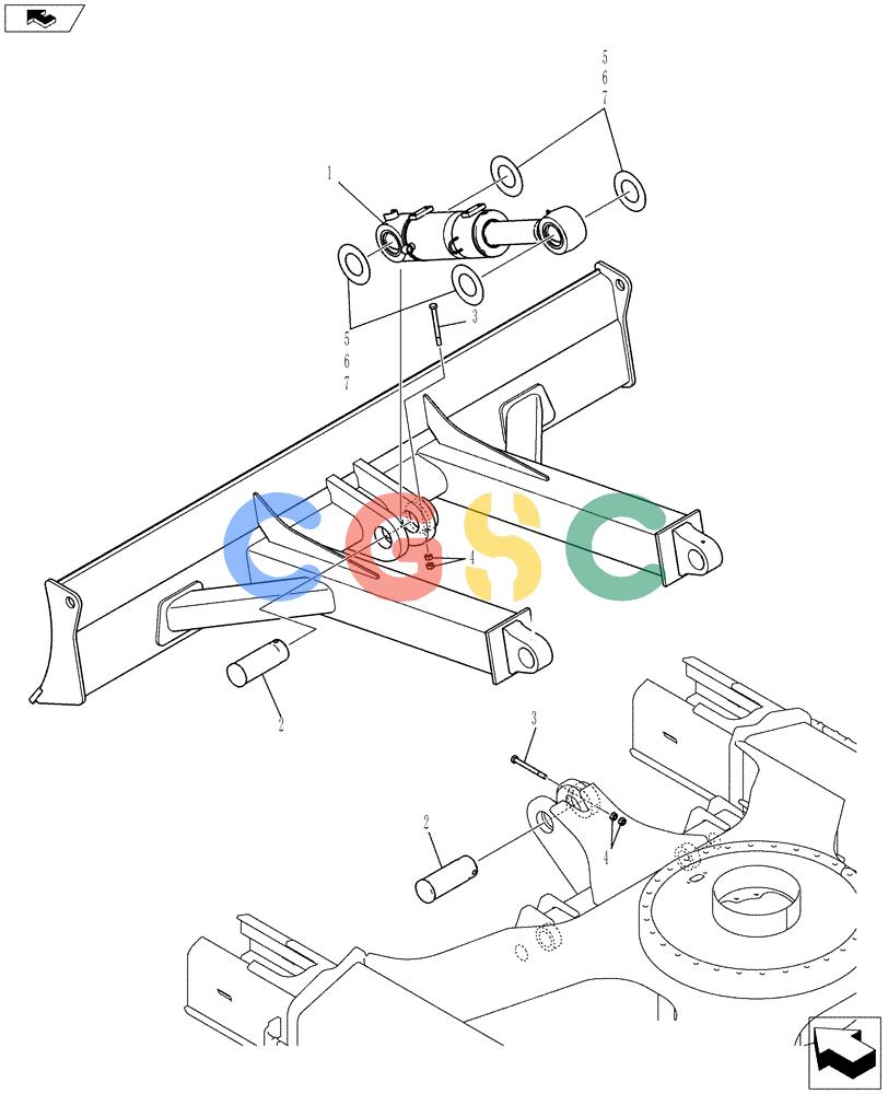纽荷兰零件查询(E70BSR) - COMPACT CRAWLER EXCAVATOR ASN YT06-18001 (02-010[01]) - CYLINDER INSTALLATION New Holland Constructuion