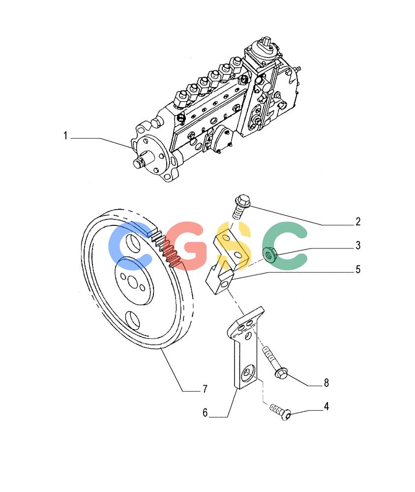 纽荷兰零件查询(FL145) - CRAWLER LOADER (N.A. VERSION) (11/98-) (0.140[01]) - INJECTION PUMP New Holland Constructuion