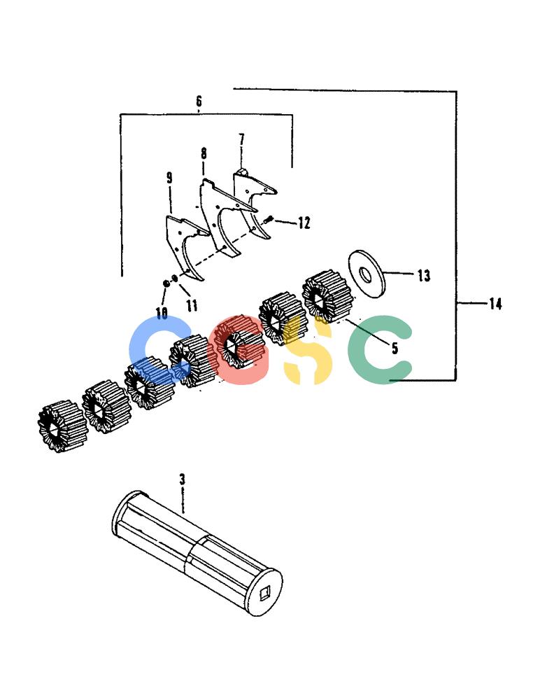 凯斯零件查询(1100) - CONCORD AIR SYSTEM (10/97-12/00) (E17) - METERING ROLL ASSEMBLIES, DISCONTINUED Case Agriculture