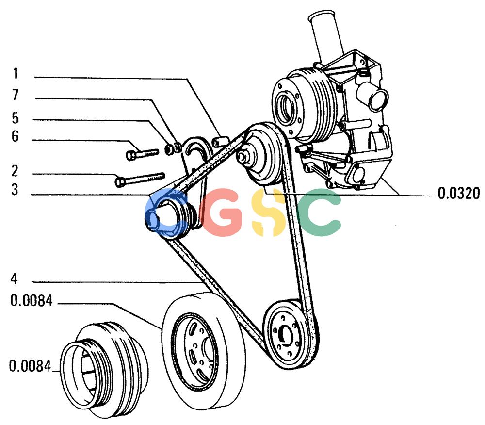 纽荷兰零件查询(FD14E) - CRAWLER DOZER (0.0340[001]) - CONTROL-WATER PUMP New Holland Constructuion