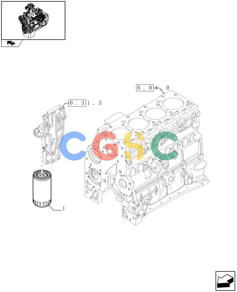 神钢零件查询(F4GE9484A J601) - ENGINE - 504103783 - 920019898 (1/13-) (0.30.2) - OIL FILTERS - ENGINE (504074042) Kobelco