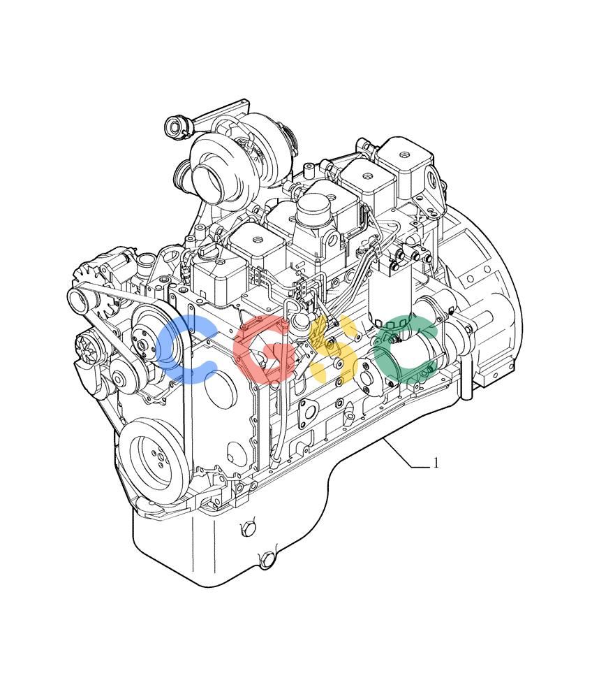 纽荷兰零件查询(D150) - CRAWLER DOZER (1/05-) (0.021[01]) - ENGINE New Holland Constructuion