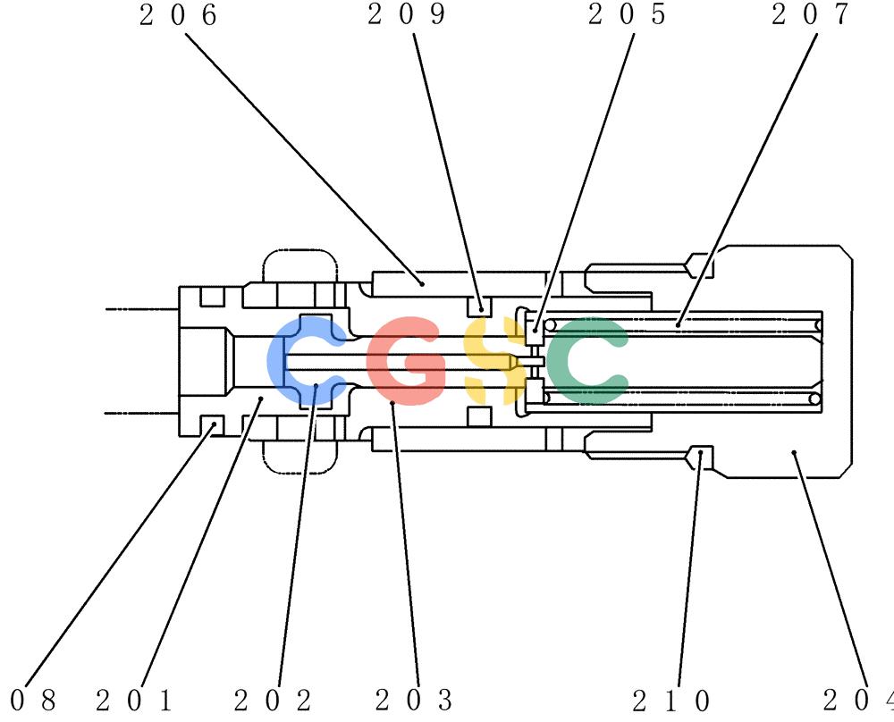 神钢零件查询(200-8) - EXCAVATOR S/N YN11-45001 - (1/06-12/09) (HC385-01-1) - VALVE ASSY, RELIEF Kobelco