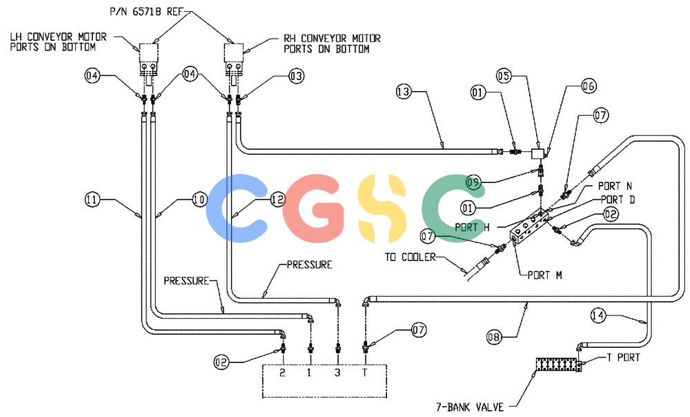 凯斯零件查询(437) - FLEX-AIR APPLICATOR (5/98-2/99) (06-020) - CONVEYOR FITTING GROUP Case Agriculture