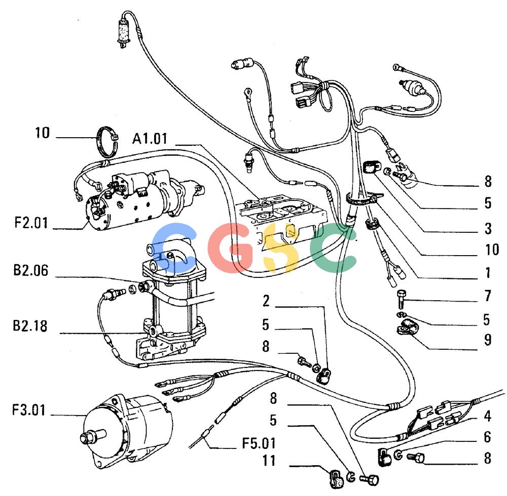 纽荷兰零件查询(FL5B) - CRAWLER LOADER (F4.01[004]) - LIGHTING SYSTEM New Holland Constructuion