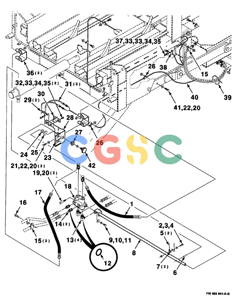 凯斯零件查询(8575) - CASE IH MID-SIZE RECTANGULAR BALER (NORTH AMERICA) (1/95-12/00) (09-028) - SELECTOR VALVE KIT, HK40897 SELECTOR VALVE KIT COMPLETE-TO BE, ORDERED THRU WHOLEGOODS ONLY Case Agriculture
