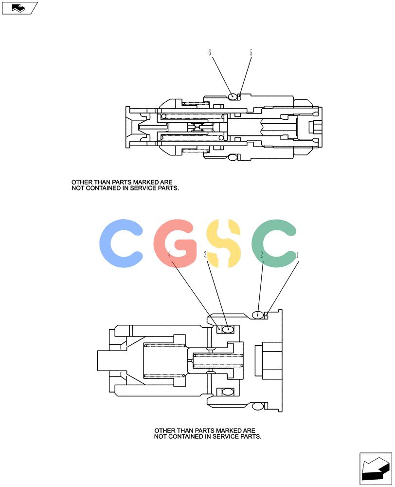 纽荷兰零件查询(E70BSR) - COMPACT CRAWLER EXCAVATOR ASN YT06-18001 (01-016[04]) - SWING MOTOR INSTALLATION New Holland Constructuion