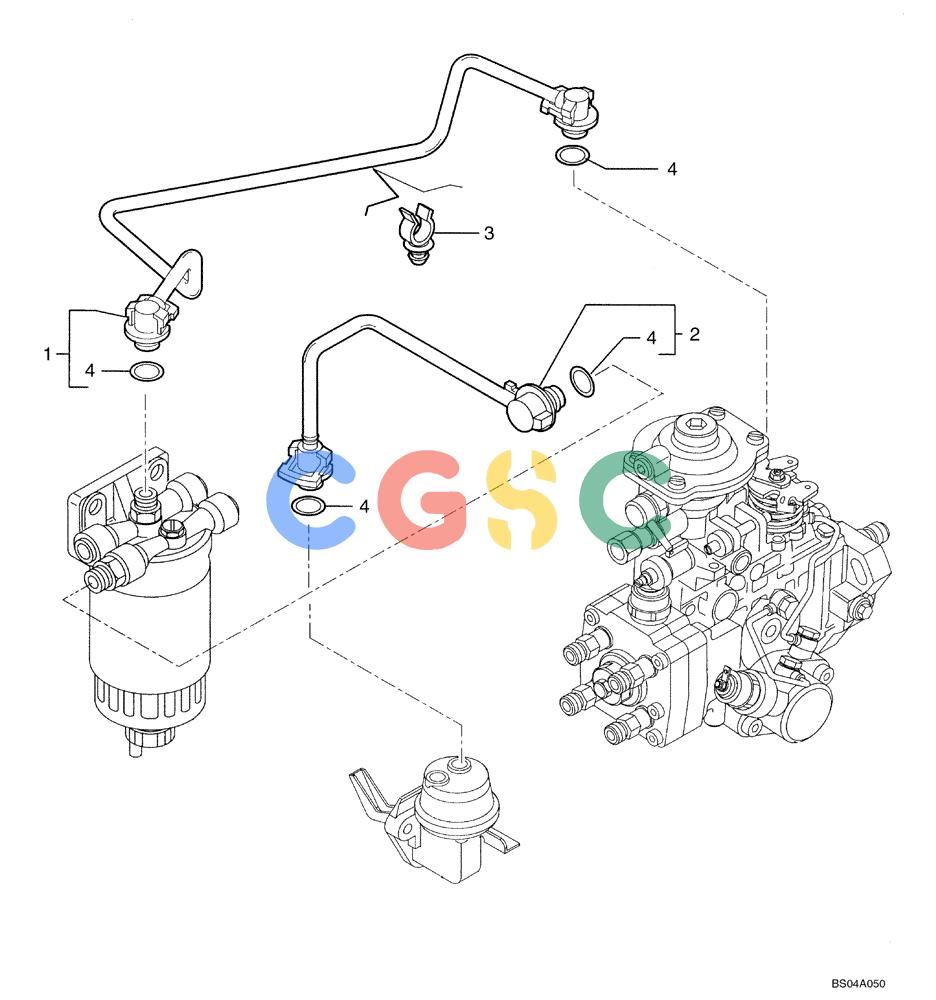纽荷兰零件查询(DC85) - CRAWLER DOZER (8/04-) (03-12) - FUEL INJECTION SYSTEM New Holland Constructuion