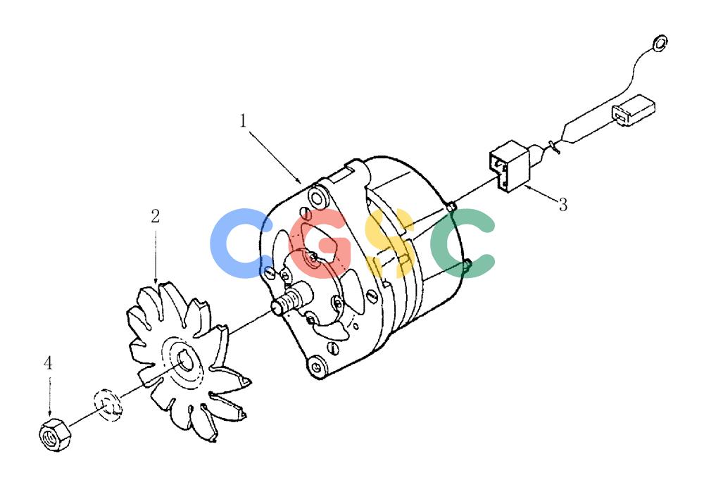纽荷兰零件查询(FD80) - CRAWLER DOZER (1/98-) (0.400[01]) - ALTERNATOR New Holland Constructuion