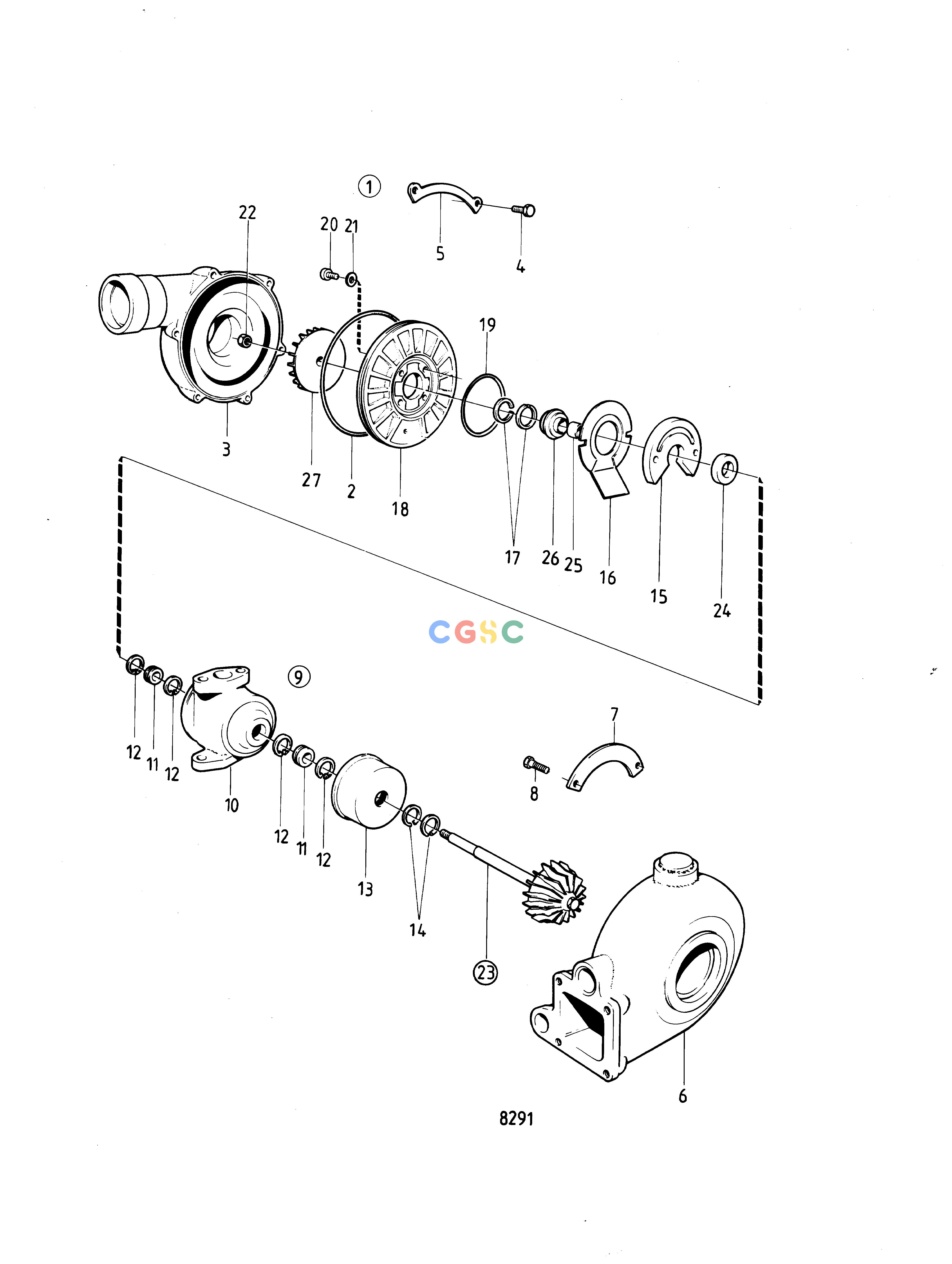 沃尔沃零件查询TMD41B; D41B; TAMD41B; AD41B; AD41BJCooling SystemTurbo: 860916EPC Volvo Penta Parts catalog