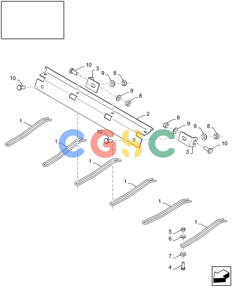 凯斯零件查询(LB433S) - BIG RECTANGULAR BALER (9/08-12/12) (18.84112218[01]) - DIA : NEEDLE CLEANING KIT Case Agriculture