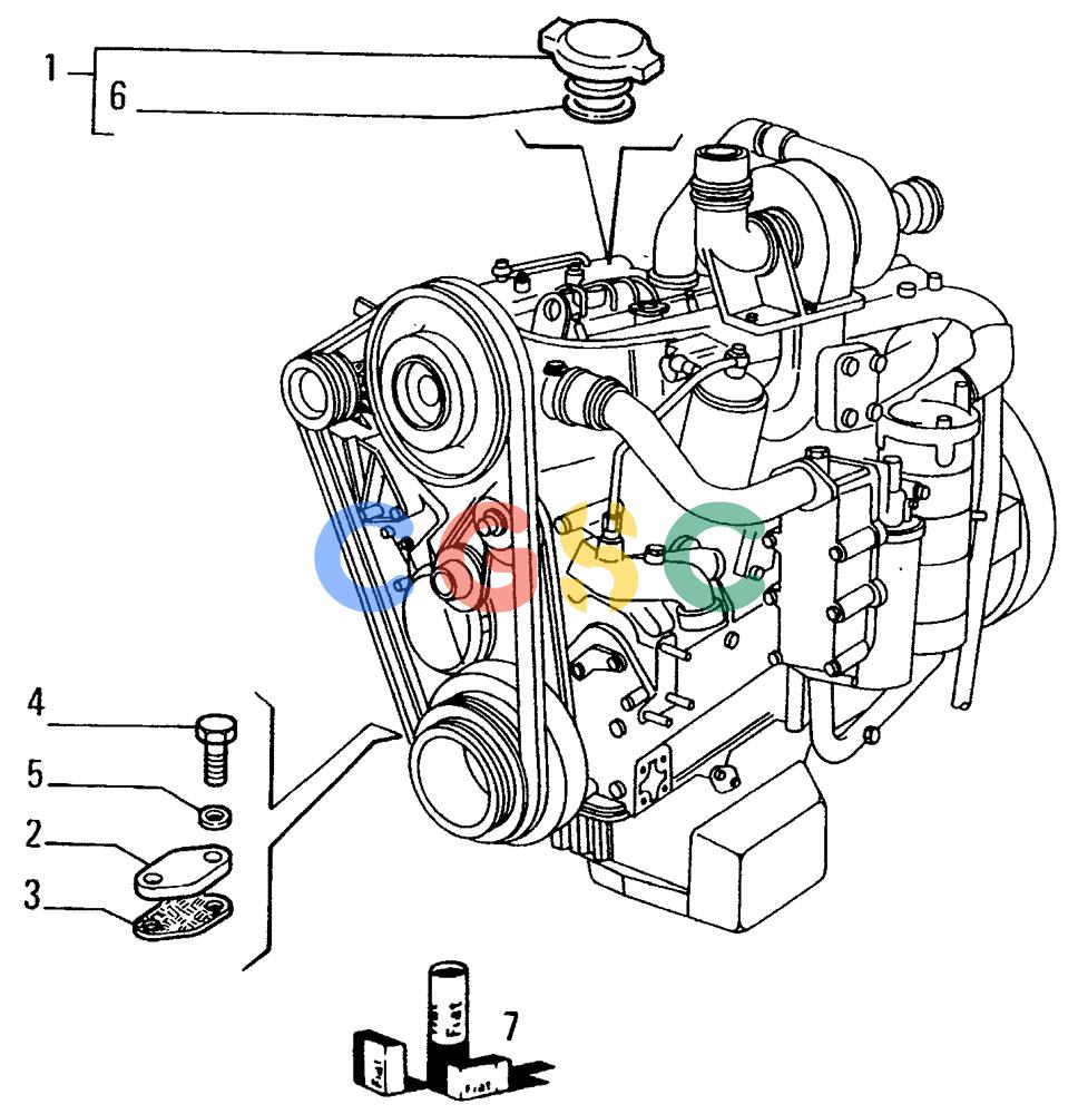 纽荷兰零件查询(FD14E) - CRAWLER DOZER (0.0270[001]) - FILLER CAP-OIL New Holland Constructuion