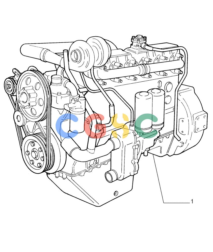纽荷兰零件查询(FD255) - CRAWLER DOZER (N.A. VERSION) (7/95-) (0.021[1A]) - ENGINE New Holland Constructuion