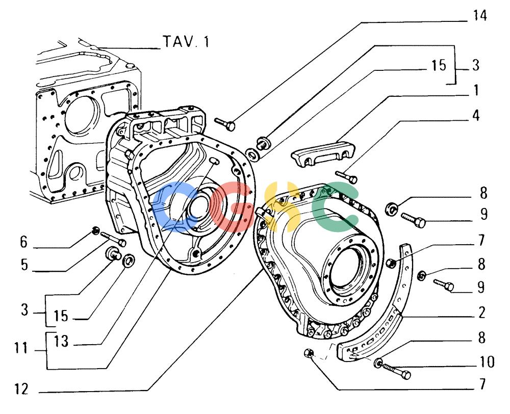 纽荷兰零件查询(FD175) - CRAWLER DOZER (N.A. VERSION)(S/N 061640 & AFTER) (1/93-) (1.277[02]) - REAR TRANSMISSION - CASE New Holland Constructuion