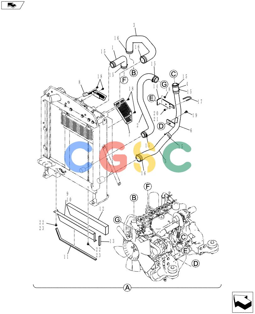 神钢零件查询(ED150-2) - BLADE RUNNER EXCAVATOR/DOZER ASN LH01-01001 (1/09-12/12) (01-008[02]) - RADIATOR GROUP Kobelco