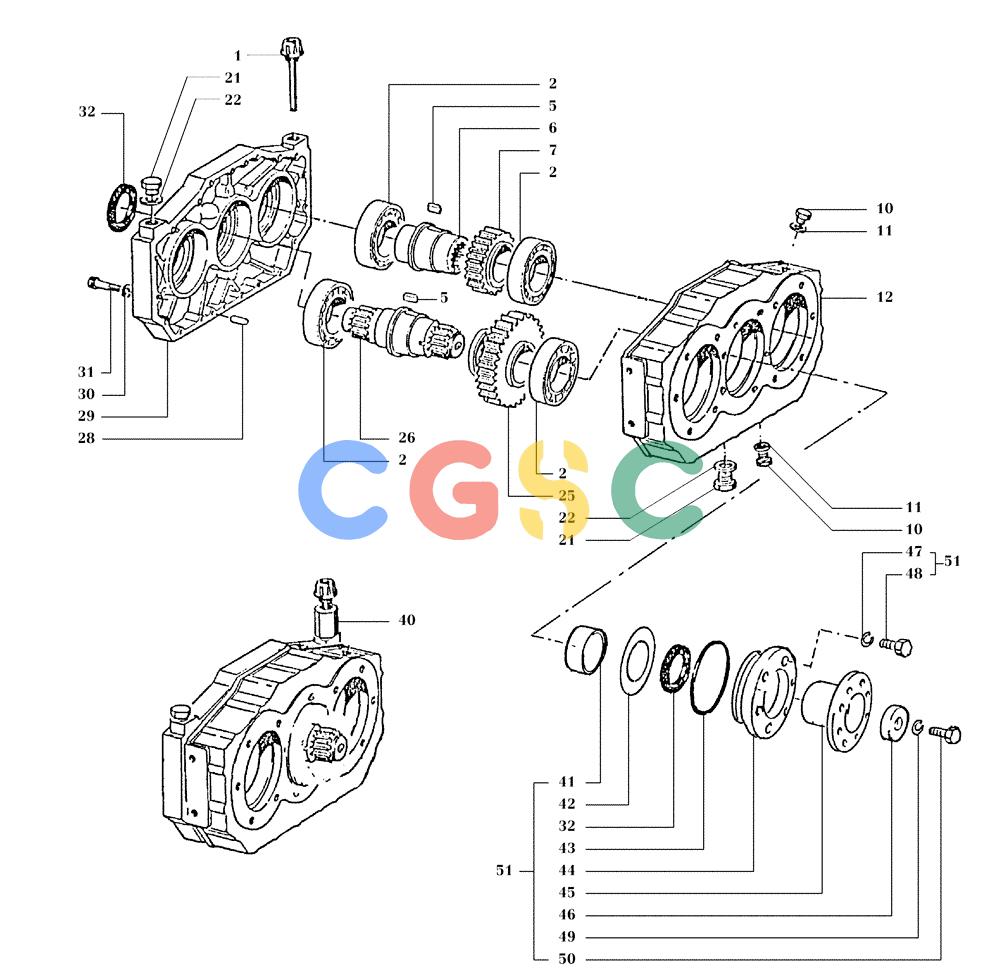 纽荷兰零件查询(FD80) - CRAWLER DOZER (1/98-) (9.380[02]) - COUPLER WITH ENGINE PTO New Holland Constructuion