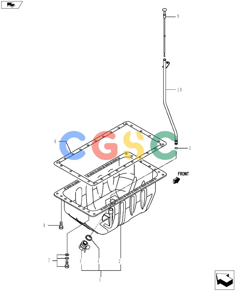 神钢零件查询(ED150-2) - BLADE RUNNER EXCAVATOR/DOZER ASN LH01-01001 (1/09-12/12) (08-010[00]) - OIL PAN Kobelco