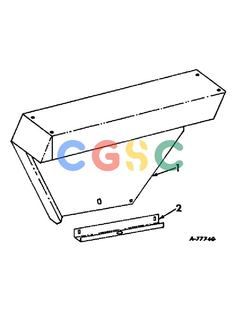 凯斯零件查询(420) - INTERNATIONAL HARVESTER RECTANGULAR BALER (1/71-12/76) (D-10) - FEEDER SHIELDS Case Agriculture