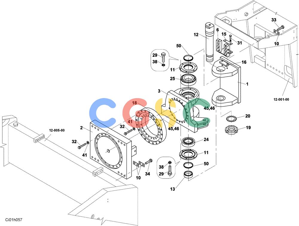 纽荷兰零件查询(CV2500) - VIBRATORY ROLLER (12-002-00[01]) - LINKAGE New Holland Constructuion