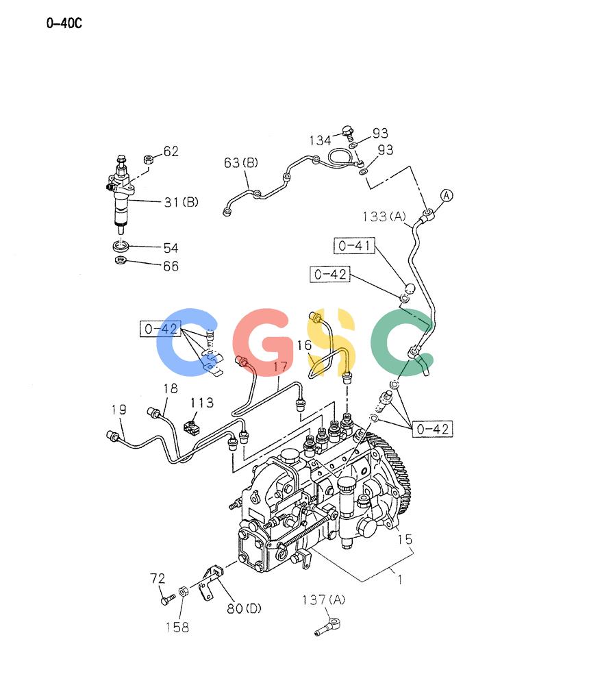 神钢零件查询(ED150-1E) - BLADE RUNNER EXCAVATOR/DOZER ASN YL05-00555 (11/03-12/04) (10-019[01]) - FUEL INJECTION SYSTEM Kobelco