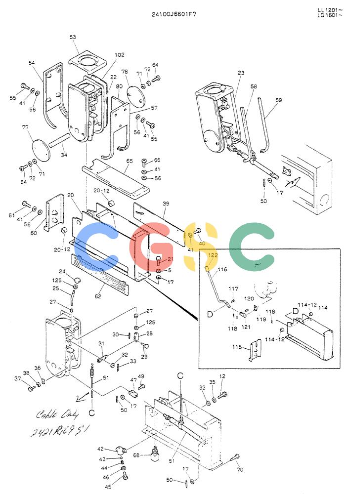 神钢零件查询(K909LC) - MARK II EXCAVATOR BTW LL1207 - LL1487 (1/87-12/03) (03-001[02]) - CONTROL ASSY Kobelco