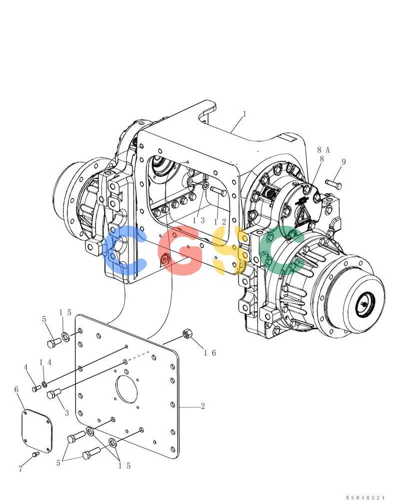纽荷兰零件查询(DC75) - CRAWLER DOZER (8/04-) (06-06) - COVERS - FINAL DRIVE New Holland Constructuion