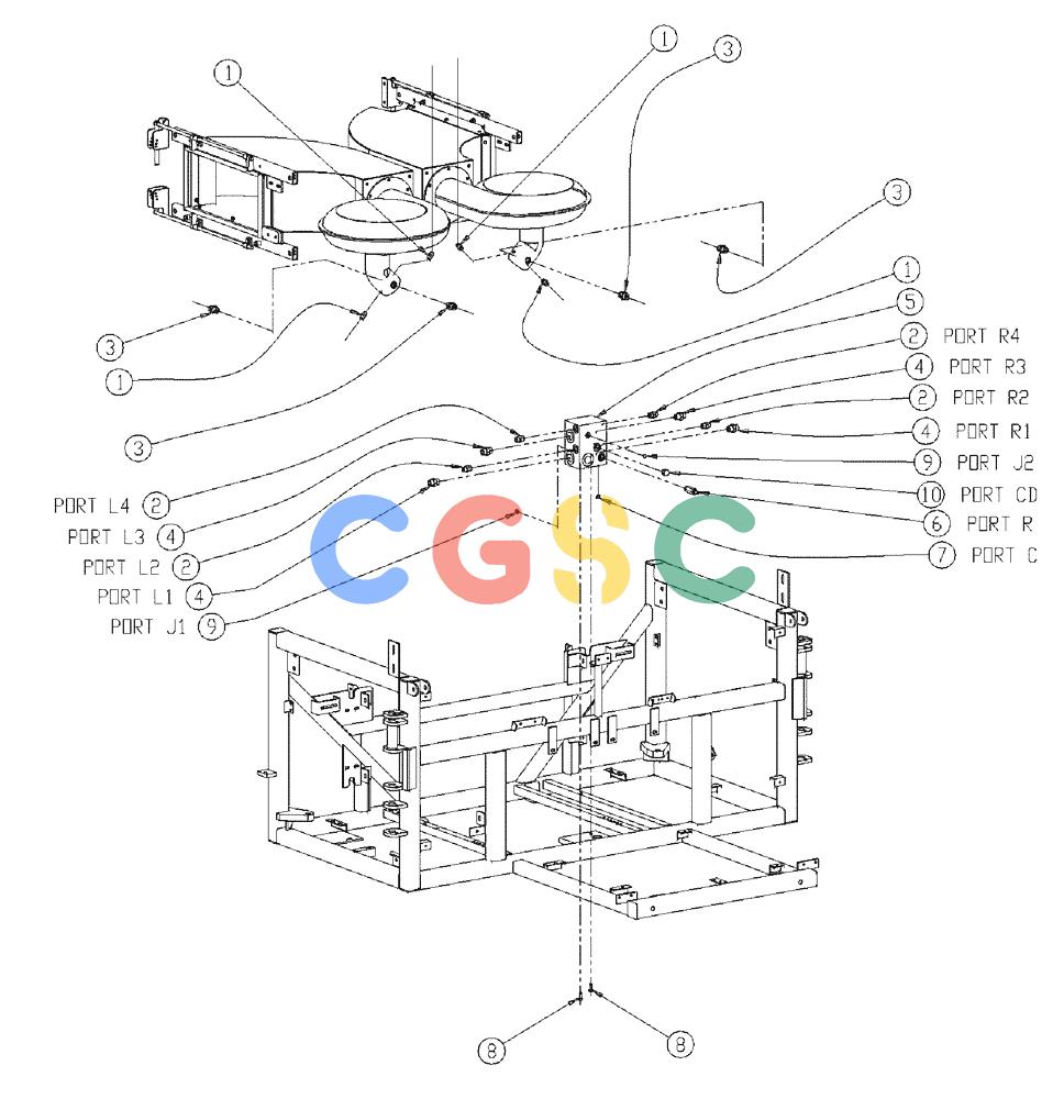 凯斯零件查询(438) - FLEX-AIR APPLICATOR - 1999 (2/99-3/03) (01-014) - FAN LOOP HYDRAULIC GROUP Case Agriculture