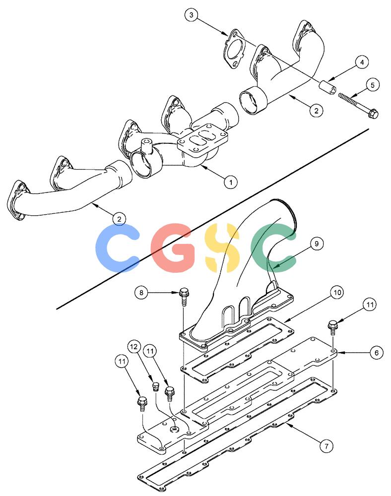 凯斯零件查询(FLX3510) - FLOATER (8/04-8/06) (02-036) - MANIFOLDS, FLX 3510 Case Agriculture