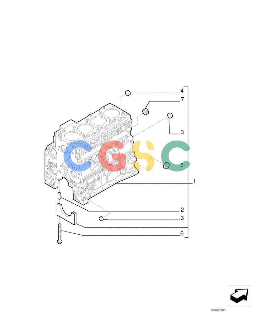 神钢零件查询(SK170-8) - ACERA MARK III EXCAVATOR - TIER 3 (NA) ASN YM04-U1601 - (5/07-12/12) (09-07[00]) - CRANKCASE (101580210001) Kobelco