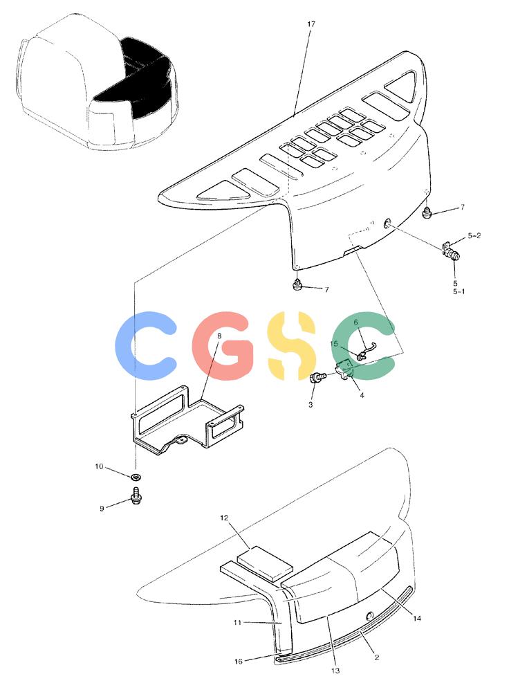 纽荷兰零件查询(E70) - MIDI CRAWLER EXCAVATOR (NA) (1/06-) (055) - BONNET / COVER ASSEMBLY New Holland Constructuion