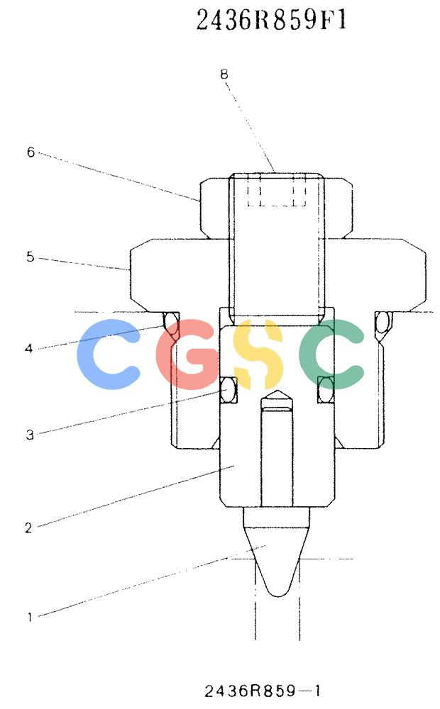 神钢零件查询(K907LC) - MARK II EXCAVATOR ASN YQ0565 (NA) (1/87-12/03) (11-013) - VALVE ASSY, STOP Kobelco