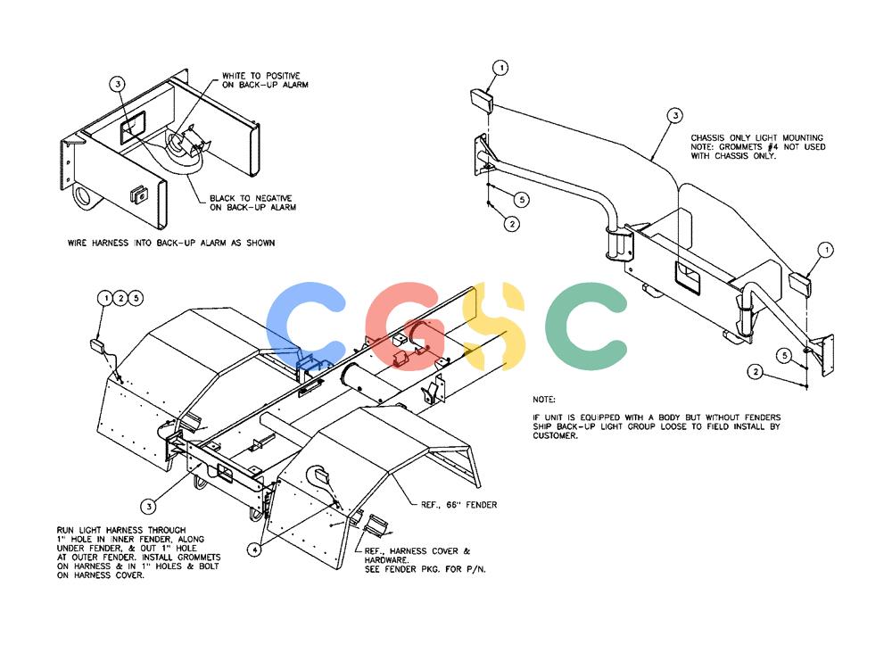 凯斯零件查询(FLX3300B) - FLOATER - 2002 (9/02-10/03) (10-021) - LIGHT, BACK-UP ASSY Case Agriculture