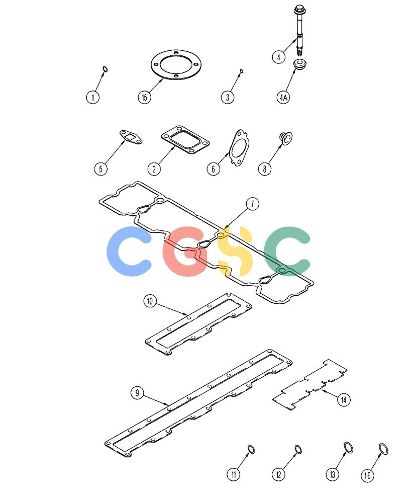 凯斯零件查询(FLX3300B) - FLOATER - 2002 (9/02-10/03) (02-042) - GASKET KIT - VALVE GRIND Case Agriculture