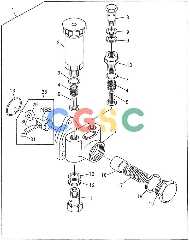 纽荷兰零件查询(E200SRLC) - CRAWLER EXCAVATOR BTW LA04-01506 - LA04-01625 (08-030) - FEED PUMP; INJECTION PUMP New Holland Constructuion